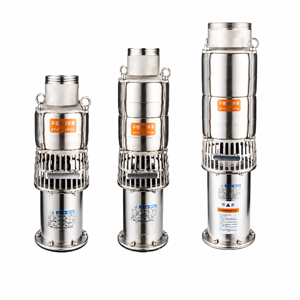 Stainless Steel Multi-Stage Variable Frequency Submersible Pump